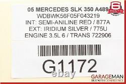 05-11 Mercedes R171 SLK280 SLK350 Front Left or Right Side Seat Blower Fan Motor