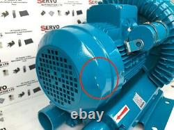 1.5kW Side Channel Vacuum Blower Fan 250m³/h Electric Motor 2800RPM 220-240v CNC