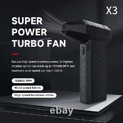 130000 RPM Turbo Blower Jet Fan Violent Turbofan Brushless Motor Rechargeable U9