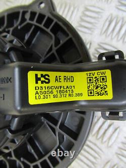 2018 Hyundai Ioniq Se Hev Ae 1.6 Hybrid Auto Mk1 Heater Blower Fan Motor 10765