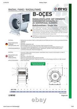 2200m³/H Turbo Fan Motor Airbox Hood Exhaust Blower