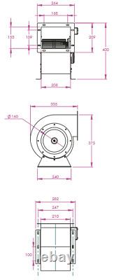 2200m3/h radial fan radial fan industrial fan centrifugal fan