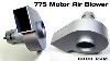 775 Motor Air Blower High Power 12 24v Turbo Blower Fan Turbo Impeller