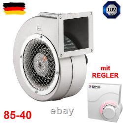 BDRAS Aluminium Centrifugal Fan Radillüfter Fan 90m H ³ Various Sizes