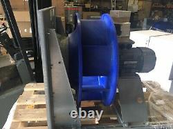 Centrifugal Extractor Fan Blower Kitchens Biomass High Flow 3kw 8000m3/hr 1800Pa