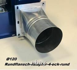 Centrifugal Fan Radial 1950m ³ H +Regulator + Flan 5m Aluminum Flexible Pipe