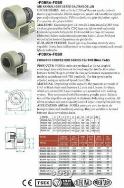 Centrifugal Fan Radial Fan Turbo 1800m ³ H +Regulator