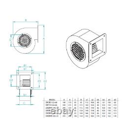 Centrifugal Radial Fan Centrifugal Fan 120-60,125-50,140-60,160-60