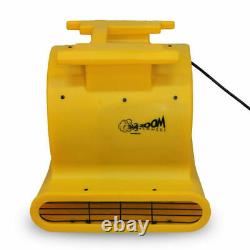 Commercial Zoom FD-100 Carpet Dryer 3-Speed Air Blower 2000 CFM 1HP Portable Fan