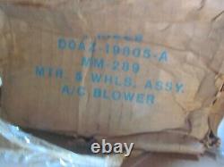 FORD NOS A/C FAN BLOWER MOTOR and WLS asby 69 70 71 72 Mustang Torino Maverick