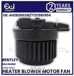 For Bentley Mulsanne Heater Blower Motor Fan 09-20 4h2820021b Rhd