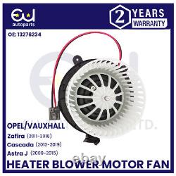 For Oem Opel Vauxhall Astra J Zafira C Cascada Heater Blower Motor Fan 13276234