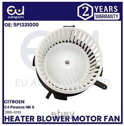 Hearter Interior Blower Fan Motor For Citreon C4 Picasso Mk2 5p1331000 2013-2018
