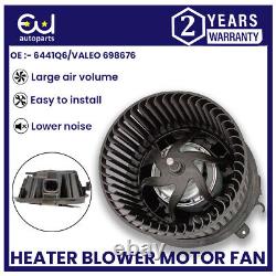Heater Blower Motor Fan For Citroen C2 C3 Xsara Peugeot 206 307 1007 Oem 6441q6