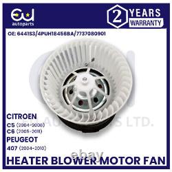 Heater Blower Motor Fan For Citroen C5 C6 Peugeot 407 407sw 6441s3