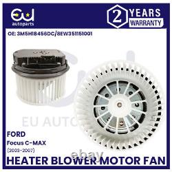 Heater Blower Motor Fan For Ford Focus C Max 2003-2007 Rhd 8ew351151001