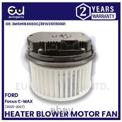 Heater Blower Motor Fan For Ford Focus C Max 2003-2007 Rhd 8ew351151001