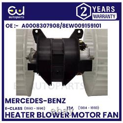 Heater Blower Motor Fan For Mercedes E Class W124 C124 A124 85-95 8ew009159101
