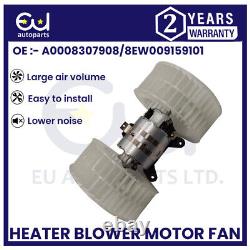 Heater Blower Motor Fan For Mercedes E Class W124 C124 A124 85-95 8ew009159101