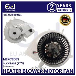 Heater Blower Motor Fan New For Mercedes-benz R171 Slk A1718350104 2004-2011