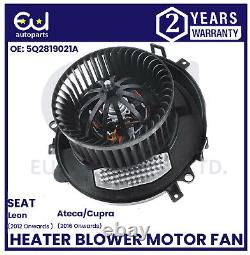 Heater Blower Motor Fan With Resistor For Seat Leon Ateca Cupra Ateca 5q2819021b