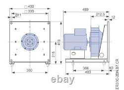 High Performance Centrifugal Plug Fan 1.1KW 2900rpm 3 phase 5500m3/hr kitchens