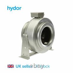 Hydor 200mm Inline Extractor Duct Fan Centrifugal Blower with circular spigots