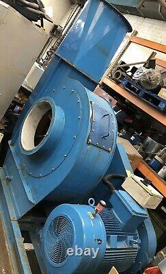 Industrial Fan Centrifugal Blower Spray Booth Extractor Siemens 90kW 1485RPM