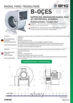 Industry Centrifugal Fan Centrifugal Axial Centrifugal 2200m³/H