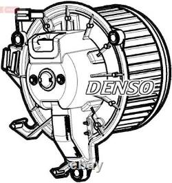 Interior Blower Fan Motor Lhd Only Denso Dea12006 P For Iveco Daily VI 107kw