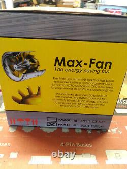 Max Fan 6 334CFM Inline Fan Duct Blower 3 Speed