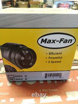 Max Fan 6 334CFM Inline Fan Duct Blower 3 Speed