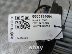 Mercedes M Class Air Heater Blower Motor Fan A1648350207 W164 2005 2011