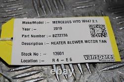 Mercedes Vito W447 2.1 Heater Blower Motor Fan Genuine 2015-2022
