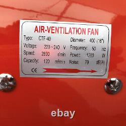 Portable Ventilator Axial Blower Ventilation Extractor Industrial Fan 10/12/16