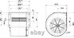 Spal Centrifugal Blower Fan, 007-B42-32D, 3 Speed, 24v Genuine Product