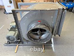 Wolter industrial centrifugal radial fan 7,5 kW motor 8000 CFM