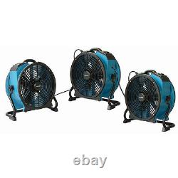 XPOWER X-47ATR 1/3HP Industrial Sealed Motor Axial Fan Air Mover w Outlet, Timer