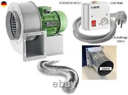 Contrôleur de ventilateur centrifuge + bride + tuyau flexible Souffleur d'aspiration d'air