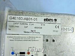 Ebm-papst G4e160-ab01-01 Ventilateur Centrifuge De Souffleurs 230v 67-90w 1300-1400rpm 400vdb