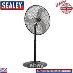 Hvsf30 Sealey Ventilateur Industriel Haute Vélocité Oscillant De Piédestal 30 230v Ventilateurs