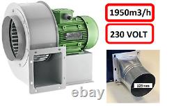 Industrie Centrifuge + Ventilateur/Soufflante/Extracteur Radial à Bride