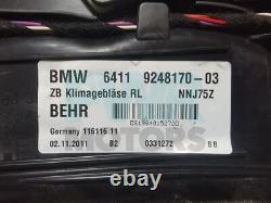 Moteur d'unité de ventilateur de chauffage d'air BMW M5 F10 9248170