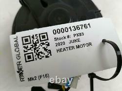 Nissan Juke Mk2 F16 Heater Motor Fan Blower 2019-2021 +garantie 272266pa2a