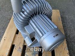 Pompe à vide à canal latéral à moteur électrique triphasé Rietschle ventilateur soufflant 4 kW 2850 tr/min