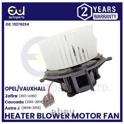 Pour Oem Opel Vauxhall Astra J Zafira C Ventilateur De Souffleur De Chaleur Cascada 13276234