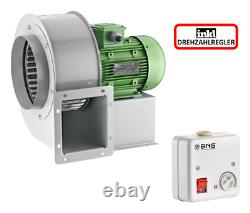 Soufflante centrifuge de 1950m³ /h + Régulateur de vitesse Soufflante radiale/fan Alimentation en air