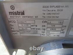Ventilateur Centrifuge En Acier Inoxydable 0.75kw 3 Phase Mistral Wh01m1n70