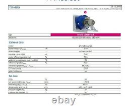 Ventilateur Centrifuge Haute Performance 1.1kw 2900rpm 3 Phase 5500m3/h Cuisines