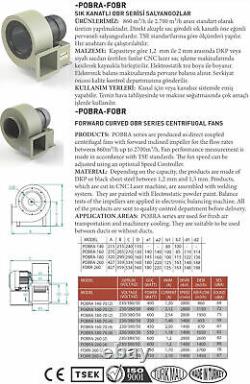 Ventilateur Centrifuge Radial Turbo 2600m H³ + Régulateur